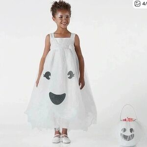 Halloween Girls Light-Up Ghost Tutu Dress Costume-Size 4-6T Pottery Barn Kids